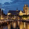Dordrecht - Onze Lieve Vrouwekerk gezien vanaf de Nieuwe Haven van Kees Dorsman
