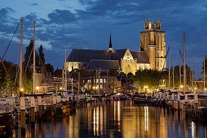 Dordrecht - Onze Lieve Vrouwekerk vu du Nieuwe Haven sur Kees Dorsman