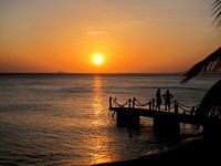 Zonsondergang Curacao