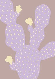 Lilac Cactus by Pictufy Studio