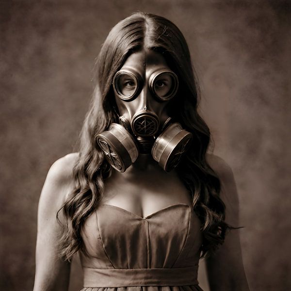 Masque à gaz par FoXo Art