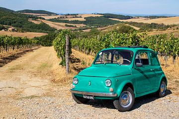 Fiat 500 in vineyard (3) by Jolanda van Eek en Ron de Jong