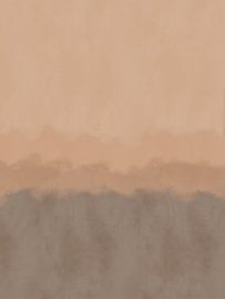 Peinture abstraite minimaliste, brun terre cuite sur Dina Dankers