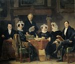 Regenten en regentessen van het leprozenhuis te Amsterdam, 1834-35, Jan Adam Kruseman par Des maîtres magistraux Aperçu