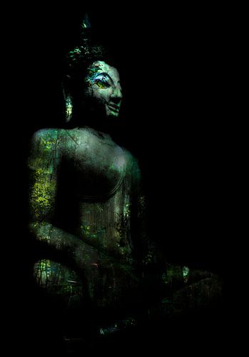 Buddha sitting by Anouschka Hendriks