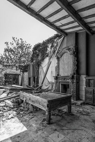 Franse erfenissen - biljart in de open lucht van Gentleman of Decay
