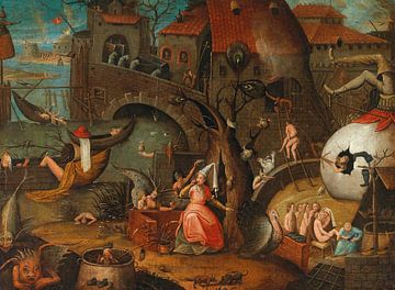 Eine Allegorie des Neids, Anhänger von Pieter Brueghel dem Älteren