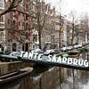 Amsterdam canal and bridge by Inge van den Brande