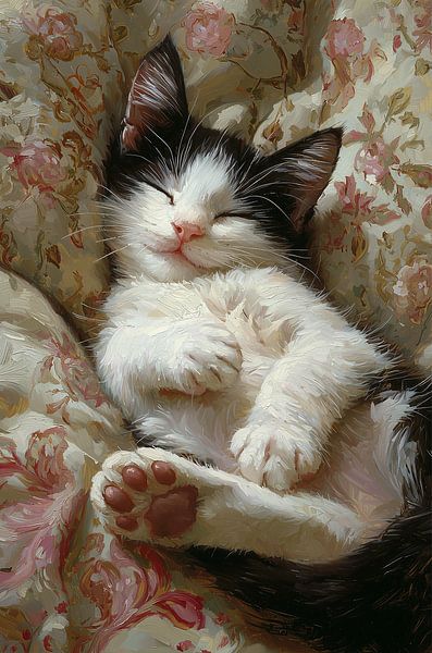 Katze Rest (2) von Brigitta Meijer
