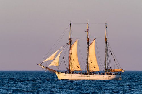 Zeilschip op de Oostzee tijdens de Hanse Sail in Rostock