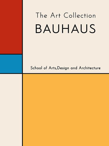 Bauhaus, The Art Collection No. 3 by Hilde Remerie Photography and digital art