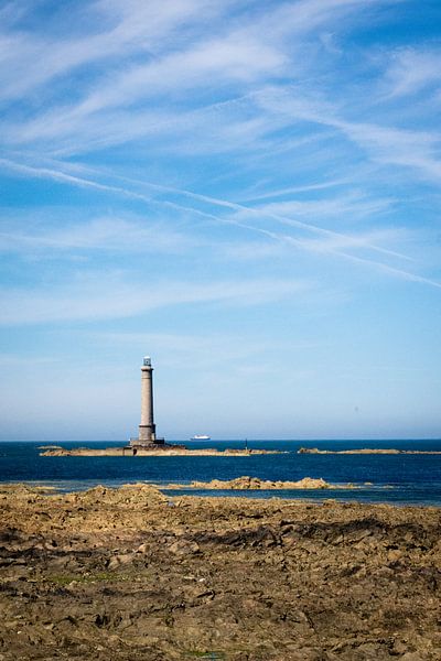 The lonely lighthouse of Cap de la Hague von Amadeo Truzzu