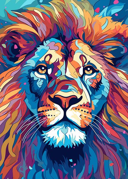 Wild Nature WPAP Color Style by Mason Scott