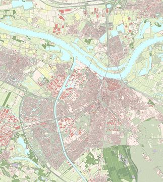 Kaart van Nijmegen