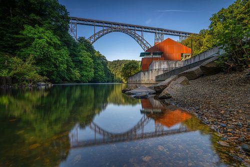 Müngstener brug, Bergisches Land, Noordrijn-Westfalen, Duitsland