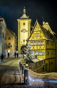 Rothenburg ob der Tauber - Winterliches Plönlein