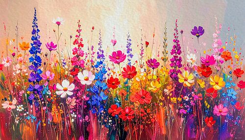 Sommerblumengarten: Üppige Sommerblüten