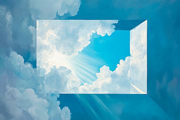 Sky in a frame - light and clouds by Poster Art Shop
