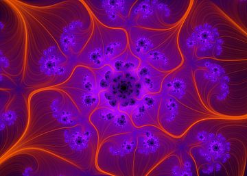 Meditative fractal image by Norbert Bergler