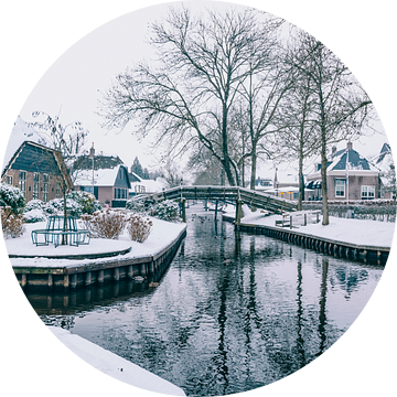 Winter in Giethoorn met de beroemde kanalen van Sjoerd van der Wal Fotografie