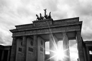 Sonnenuntergang am Brandenburger Tor