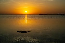 Sonnenaufgang am Roten Meer in Ägypten