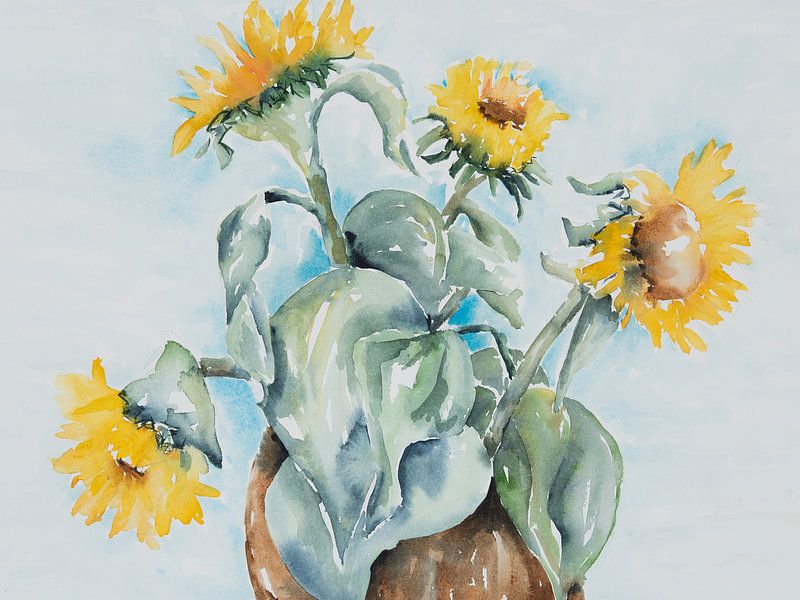 Zonnebloemen von Monique Londema