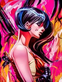 MANGA GIRL von The Art of Mark Fischer