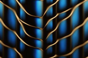 Abstract werk organisch 3D