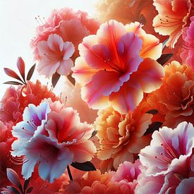 Azalées d'été - un feu d'artifice de couleurs et de lumière sur Eric Nagel