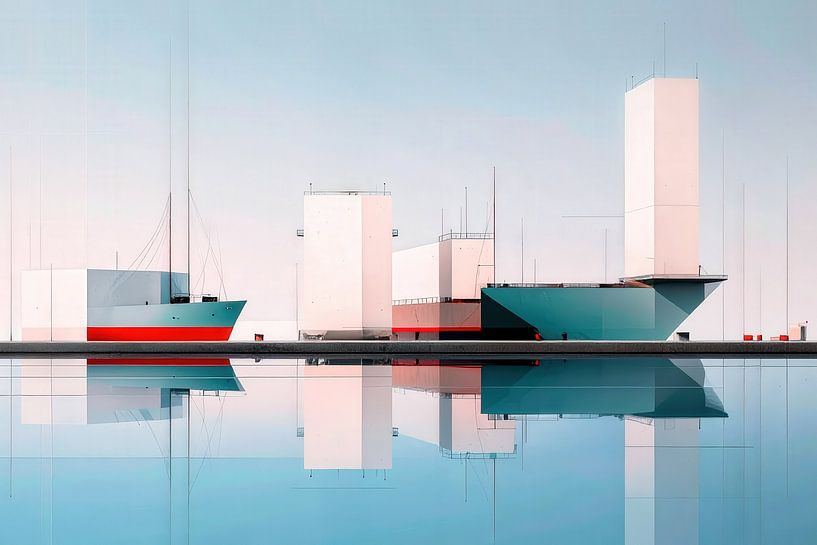 Harbour facilities-03a by Rautenberg Digital Art Maritim