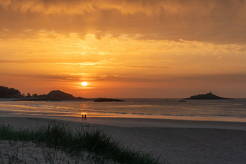Sunset in Brittany by Bettina Schnittert