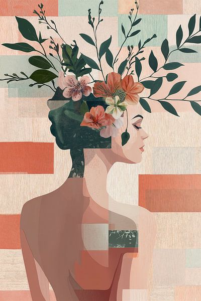 Geometrische Flora v von Studio BB