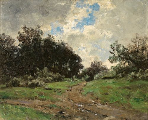 Carlos de Haes-De weg naar de landbouwgrond, het antieke landschap