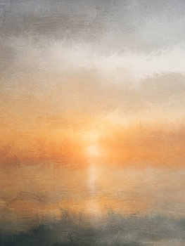 Sunset at sea