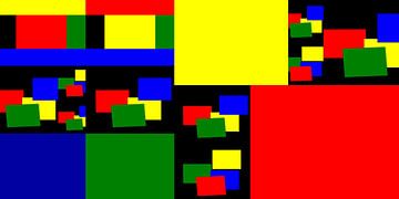 abstrakte Malerei  Geometrie 1