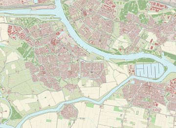 Map of Spijkenisse