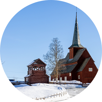Staafkerk van Hegge, Noorwegen van Adelheid Smitt
