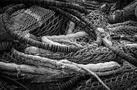 Hafen von IJmuiden - Fischernetze 02 von BSO Fotografie Miniaturansicht