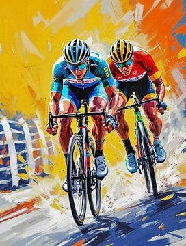 Wielrennen: de allesbeslissende sprint van Rix Art