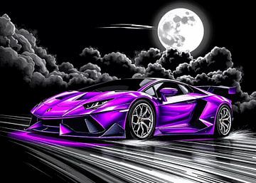 Lamborghini Sesto Elemento Nachtmaan van MIROKKU