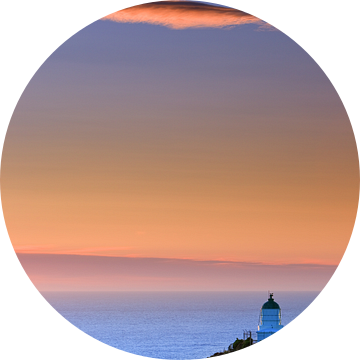 Nugget Point Lighthouse, Zuider Eiland, Nieuw Zeeland van Henk Meijer Photography