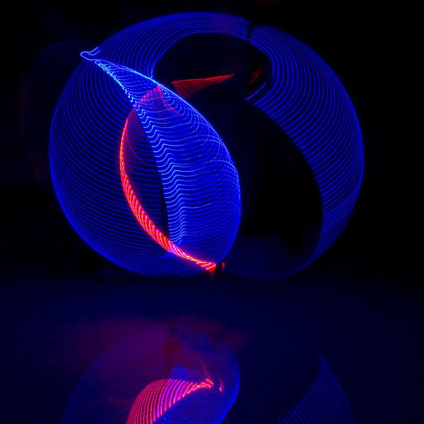 Lightpainting by Nicole Wetzels