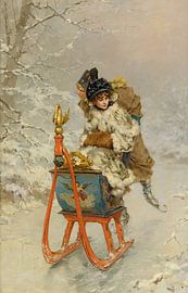 Frederik Hendrik Kaemmerer - The sleigh ride by Peter Balan