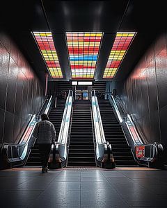 Rolltreppe in Los Angeles