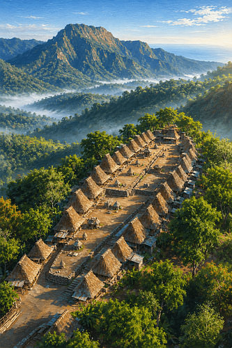 Dorf Bena – Ngada, Flores, Indonesien