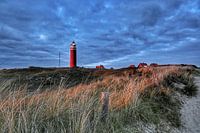 Phare de Texel au coucher du soleil