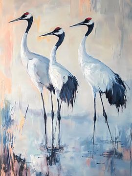 Acrylic cranes by haroulita