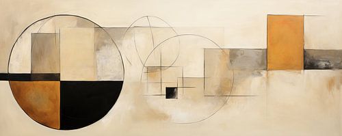 Earth tones Abstract Beige