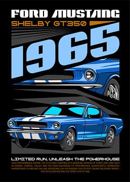 Ford Mustang Shelby GT350 Muscle Car by Adam Khabibi